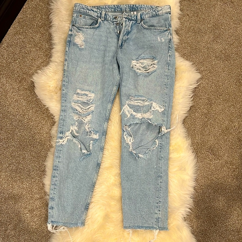 H&M boyfriend low waist jeans